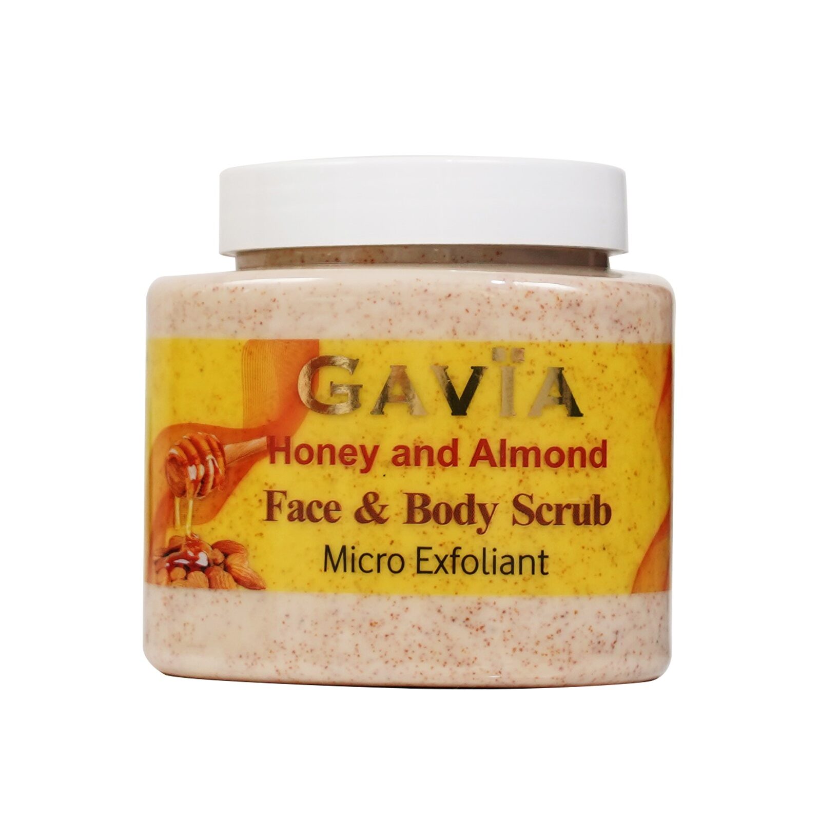 GAVIAPREMIUM FACIAL SCRUB 500GM HONEY & ALMOND Gavia Luxury
