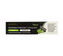 GAVIA- ACTIVATED CHARCOAL TOOTHPASTE 100GM