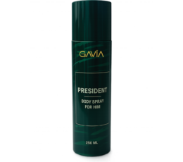 GAVIA-BODY SPRAY MAN PRESIDENT 250ML